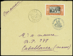 11/22/5/1923. Dakar-Casablanca par Delrieu et Roig, lettre AFF Sénégal n°76 avec cachet de la mairie de Dakar (Muller n°1 Sénégal). TB