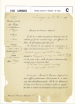 N°14, timbre ayant déjà servi sur lettre avec T15 de Limoges (1860) et taxe 30 double-trait + dossier de saisie (inventaire + procès verbal de saisie + lettre de la Direction des Postes de la Haute-Vienne). TB