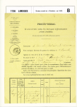 N°14, timbre ayant déjà servi sur lettre avec T15 de Limoges (1860) et taxe 30 double-trait + dossier de saisie (inventaire + procès verbal de saisie + lettre de la Direction des Postes de la Haute-Vienne). TB