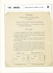 N°14, timbre ayant déjà servi sur lettre avec T15 de Limoges (1860) et taxe 30 double-trait + dossier de saisie (inventaire + procès verbal de saisie + lettre de la Direction des Postes de la Haute-Vienne). TB