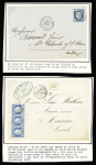 11 lettres de Limoges avec GC 2049 dont n°47 + 31, n°47 + 38. TB