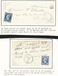 6 lettres : PC 3202 sur 2 autres lettres dont n°12 en paire. GC "3763" (4). ens. B àTB