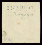 N°17A 80c carmin, très belles marges avec petit coin