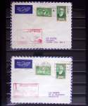 1930-1960, 49 plis par Poste aérienne dont courrier