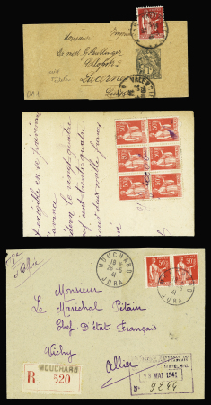 20 plis intéressants AFF n°283 dont lettre recomma