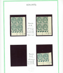 N°107A, 32 blocs de 4 avec coins datés dont 2 rare