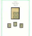 N°107A sur 12 pages d'album dont 2 feuilles de 100