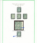 N°107A sur 12 pages d'album dont 2 feuilles de 100