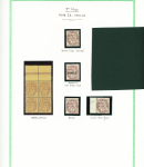 N°108 sur 15 pages d'album : nuances, panneau de 5