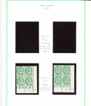 N°111, 32 blocs de 4 avec coin daté, **/*, TB