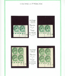 Préo n°41b, 7 blocs de 4 avec coins datés, **, TB