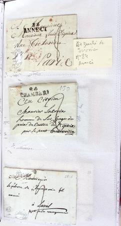 168 plis avec marques des départements conquis (17