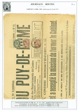 N°107A + 108 en paire interpanneau OBL Clermont Fe