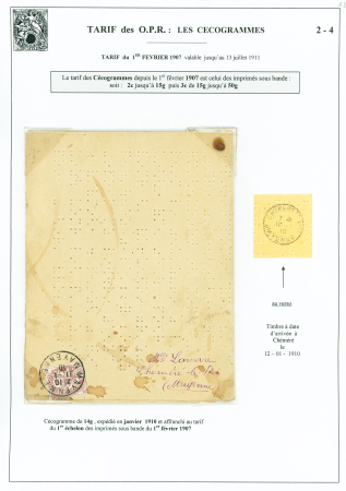 N°108 OBL CAD "Mayenne Mayenne" (1910) sur cécogra