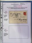 Classeur bleu de bureau contenant 169 plis (1853 -