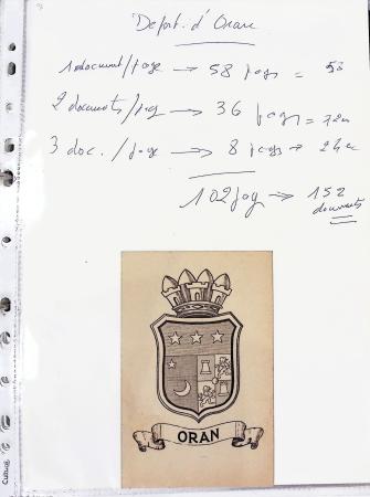 133 plis (1853 - 1962) avec CAD perlés et tiretés