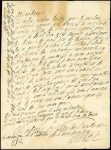 Lettre de Monaco pour Fréjus (1645) avec 2 cachets