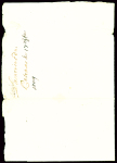 Lettre avec marque manuscrite "De Pézenas" pour Ma