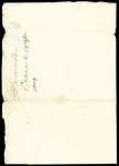 Lettre avec marque manuscrite "De Pézenas" pour Ma
