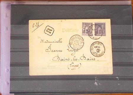 1849-1880, Divers lettres présentées en VO dont n°3,