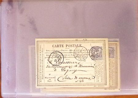 1849-1880, Divers lettres présentées en VO dont n°3,