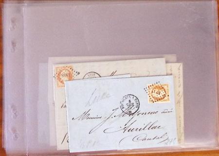 1849-1880, Divers lettres présentées en VO dont n°3,