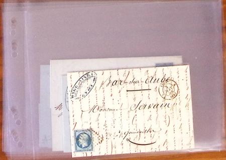 1849-1880, Divers lettres présentées en VO dont n°3,