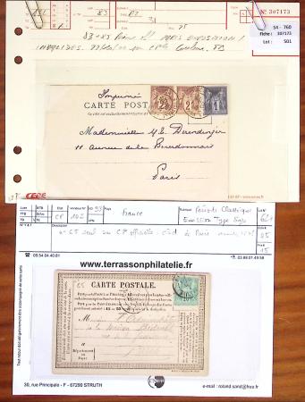 1849-1880, Divers lettres présentées en VO dont n°3,