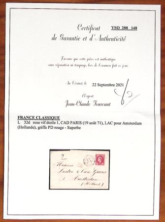 1849-1880, Divers lettres présentées en VO dont n°3,