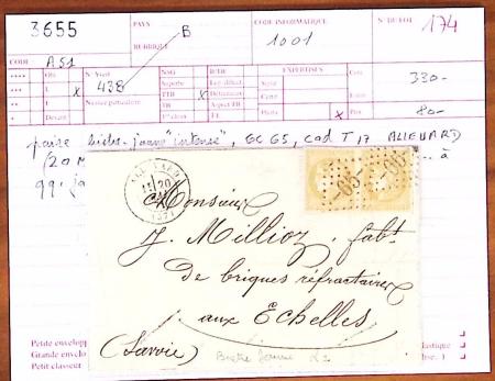 1849-1880, Divers lettres présentées en VO dont n°3,