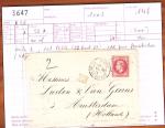 1849-1880, Divers lettres présentées en VO dont n°3,