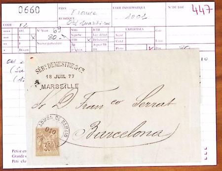 1849-1880, Divers lettres présentées en VO dont n°3,