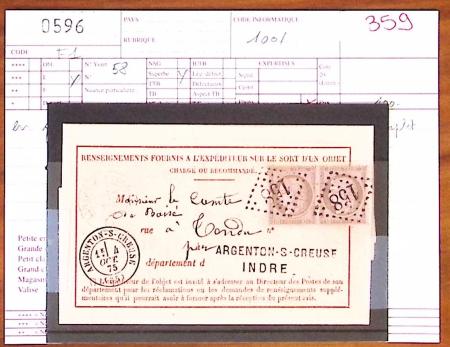 1849-1880, Divers lettres présentées en VO dont n°3,