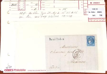 1849-1880, Divers lettres présentées en VO dont n°3,