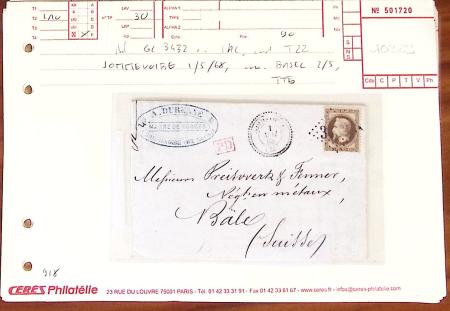 1849-1880, Divers lettres présentées en VO dont n°3,