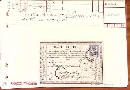 1849-1880, Divers lettres présentées en VO dont n°3,