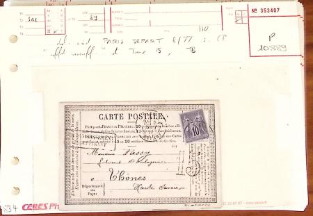 1849-1880, Divers lettres présentées en VO dont n°3,