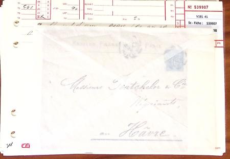 1849-1880, Divers lettres présentées en VO dont n°3,