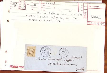 1849-1880, Divers lettres présentées en VO dont n°3,