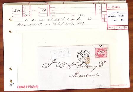 1849-1880, Divers lettres présentées en VO dont n°3,