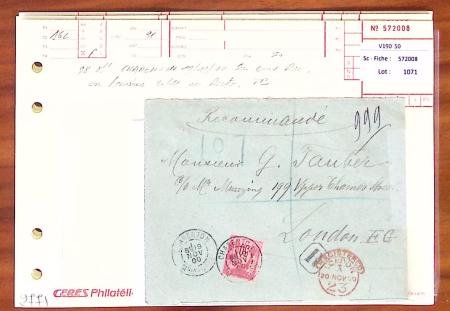 1849-1880, Divers lettres présentées en VO dont n°3,