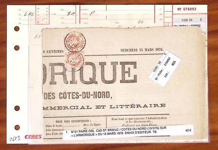 1849-1880, Divers lettres présentées en VO dont n°3,