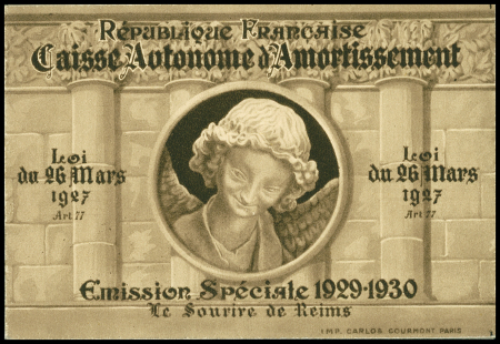 N°256-C1 Carnet Sourire de Reims, neuf **, TB