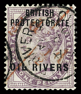 1893 "1/2d"  on 1d lilac, type 2 surcharge in red,