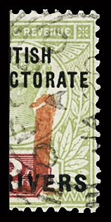 1894 "1"  on 2d grey-green and carmine, type 16 surcharge