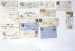 81 plis de Villeneuve Saint Georges (marques postales et lettres classiques)