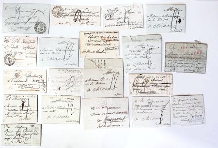 81 plis de Villeneuve Saint Georges (marques postales et lettres classiques)