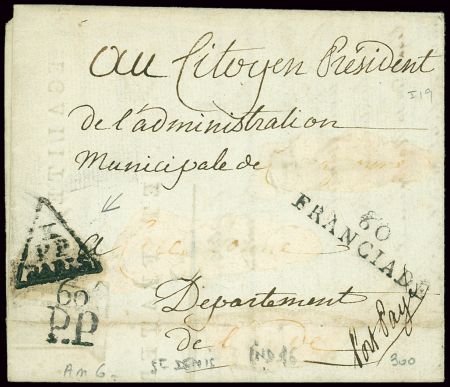 Seine : MP "60 Franciade" (An 6 nom révolutionnaire de Saint Denis), ind 16. TB