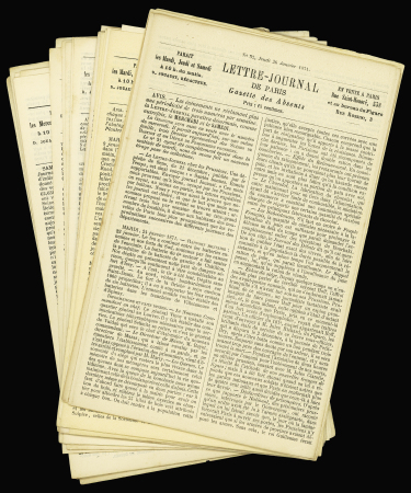 Gazette des Absents n°1 à 32 neuves, collection complète. TB. Cote Y&T 2600€. TB