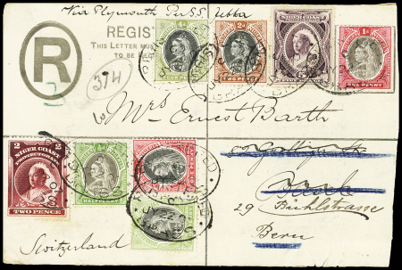 1897-98 2d Lake and 5d red-violet plus a range of Southern